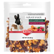 Kaytee 小寵物點心 莓果 + 紅薯 3oz, 天然健康小零食，倉鼠/兔子/天竺鼠適用, 1包