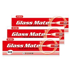 地球化學 Glass Mate 玻璃用色鉛筆 紅色, 1組, 1色