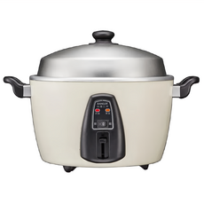 SANLUX 台灣三洋 不鏽鋼電鍋 10人份, 304不鏽鋼, 多功能設計, 適用於蒸、煮、燉、滷, EC-10SE, 白色