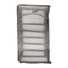 Geroots 聰明網紗收納衣物襪子分裝分隔袋 9格, 深灰色, 1個