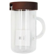 TAIWANGLASS 台灣玻璃 台灣相思木玻璃冷水壺 127 x 92 x 156mm, 相思木, 600ml, 1個