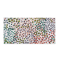 好物良品 藝術系列 正獨家設計正大尺寸可剪裁玄關大門絲圈刮泥墊 60 x 120cm, 繽紛塗鴉, 1個