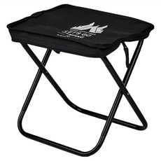 WellHike 玩客 輕量小折凳 27 x 21.5 x 25.5cm 368g, 黑色, 1個