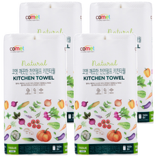 comet 捲筒式廚房紙巾 150張, 8捲, 4袋