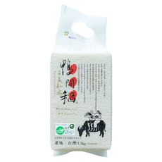 鴨間稻 有機長秈白米, 1包, 1.5kg, CNS三等