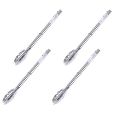 百貨King 天馬牌 12吋梅花夾/料理夾/烤肉夾 不鏽鋼材質 台灣製, 銀色, 4支