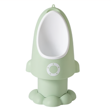 Vanibaby 火箭小便斗 可掛可立可升降, 抹茶綠