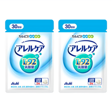 Asahi 朝日 可爾必思 阿雷可雅 L-92乳酸菌 原味, 2包, 60顆