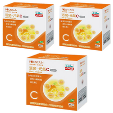 HAC 永信藥品 活泉元氣C口含錠 維生素C 維生素E 維生素B6 維生素B12 葉酸 木糖醇, 90錠, 3盒