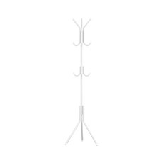 12勾衣帽架 金屬材質, 161 x 46cm, 白色款