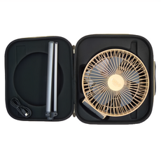 CARGO container 無線三腳架風扇 10000mAh電池 Type-C充電 45小時使用, CARGO MULTI FAN, 沙色, 248 x 220 x 328mm, 554g