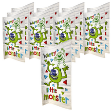 LIFE 來福牌 迪士尼快樂大眼仔洗臉巾 28*50 12條裝 100%棉, 白色, 1組