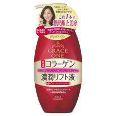KOSE 高絲 GRACE ONE 極上活妍 濃潤美容液 緊緻彈潤修護 高雅玫瑰香氛, 230ml, 1瓶
