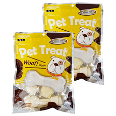 Armonto 阿曼特 A star 天然潔牙牛奶牛皮骨結 125g - 狗狗潔牙骨, 牛皮+牛奶, 2包