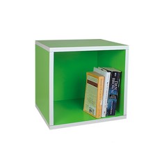 PMU 必美優 紙製一格置物櫃, 無毒紙原料, 環保安全, DIY組裝簡易, 搬運不費力, 綠色