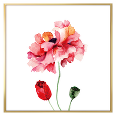 BOLUO GALLERY 菠蘿選畫所 花香調I 掛畫 BFTF4402G, 金色