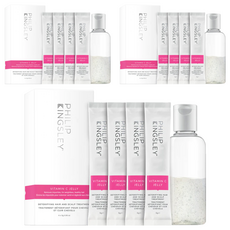 PHILIP KINGSLEY 菲利浦金斯利 淨化維他命C 果凍髮膜 Set 4入, 深層淨化頭皮髮, 回復秀髮天然光澤與健康活力, 使秀髮輕盈柔順, 20g, 3盒