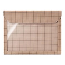 KING JIM 格紋多用途帆布收納袋限定款, A4, 1個