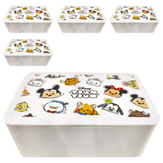 收納王妃 TSUM 塑膠收納盒 188 x 122 x 75mm, 白底亂版, 5個