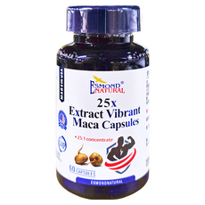 ESMOND NATURAL 愛司盟 25倍濃縮萃取瑪卡活力膠囊 60顆/瓶, 1罐