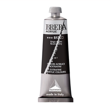 MaIMeRI 美利 BRERA 超細緻壓克力顏料 S1 #513NEUTRAL GREY M0806513 中性灰, 60ml, 1色