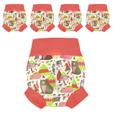 Splash About Happy Nappy 全新3D 防漏尿布褲, XXL號, 5件