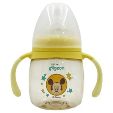 pigeon 貝親 迪士尼奶嘴杯 3個月以上, 250ml, 1個, 黃色 米奇寶寶