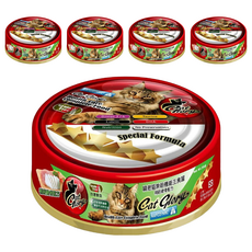 Cat Glory 驕傲貓 無穀機能主食罐 補鈣營養配方 全齡貓適用, 白鮪魚+雞肉, 85g, 5罐