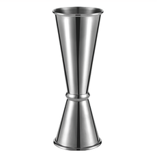 Wit Manto Jigger盎司杯 量酒器 不鏽鋼材質 1oz/2oz 刻度, 黑色, 1個