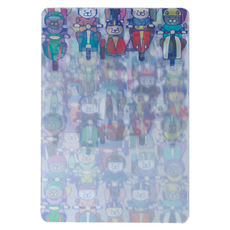 NEKONOBA 3D折射閃卡 日本製 86 x 54mm, 機車海台灣貓, 1張