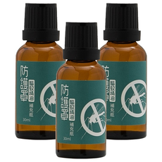 SnowIOU 樹飛雪 防護罩驅蚊精油 補充瓶 30ml, 3瓶