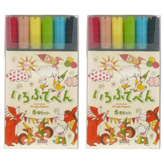 KOKUYO 水性彩繪毛筆 書寫流暢 筆尖設計 6色/12色/24色, 2盒