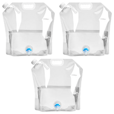 手提式戶外便攜水袋/飲水袋 10L 1入, 顏色隨機, 3個