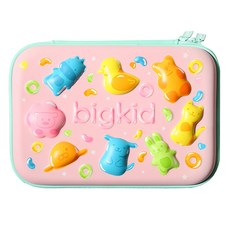 bigkid 萬用硬殼鉛筆盒 軟糖動物款 學生文具收納, 1個