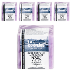 LA CORVETTE 法釩馬賽莊園 經典薰衣草馬賽皂, 普羅旺斯香氛, 72%植物油, 200g, 5個