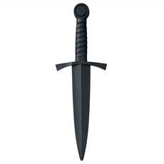 美國 Cold Steel 冷鋼 Santoprene 橡膠訓練短劍 Medieval 短劍 無鋒利安全練習, CS92RDAG, 1個