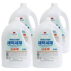 ZOOM 小蘇打洗衣精, 4.21L, 4桶