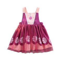 女童款 防水防髒圍兜公主禮服