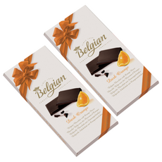 THE Belgian 比利時 橙香醇黑巧克力, 100g, 2盒