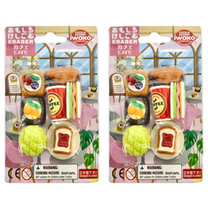 Iwako 造型橡皮擦 咖啡店 Set, 2組