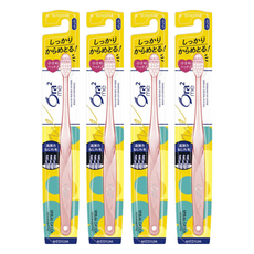 SUNSTAR 三詩達 高彈力牙刷 中性毛 顏色隨機, 1入, 4支