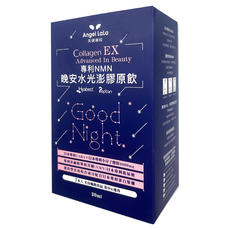 Angel LaLa 天使娜拉 NMN晚安水光澎潤膠原飲 櫻花風味 20ml, 7包, 1盒