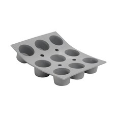 de Buyer 畢耶 全球專利矽金烤模系列 9格迷你馬芬蛋糕烤模, 1個