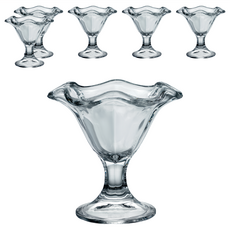 Bormioli Rocco 普利馬聖代杯 6個一組 8盎司, 1組