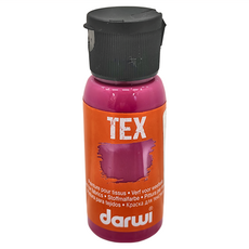 darwi 達威 織品顏料 桃紅色, 50ml, 1色