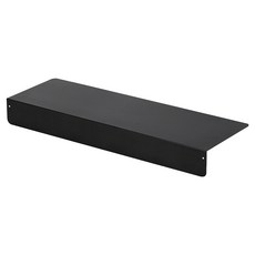 葉子小舖 L型縫隙置物架 黏貼款 60cm, 黑色, 1個