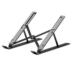 KOUJI叩吉好物 鋁合金電腦支架 S02, 黑色, 1個