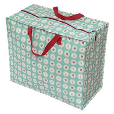 Rex LONDON 環保收納袋 58 x 29 x 47.5cm 200g, 復古小紅花, 1個