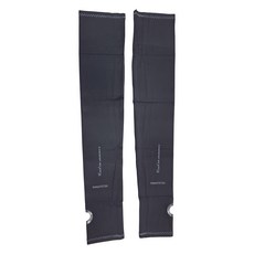 NAMATETSU 生鐵 男款 手掌無顆粒設計防曬冰涼袖套 UPF50+接觸冷感3℃, 黑色, 1雙, 8.5 x 10.5 x 53.5cm