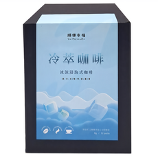 順便幸福 浸泡冷萃咖啡 橙香核果巧克力, 8g, 12包, 1盒